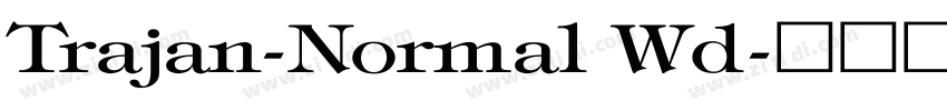 Trajan-Normal Wd字体转换